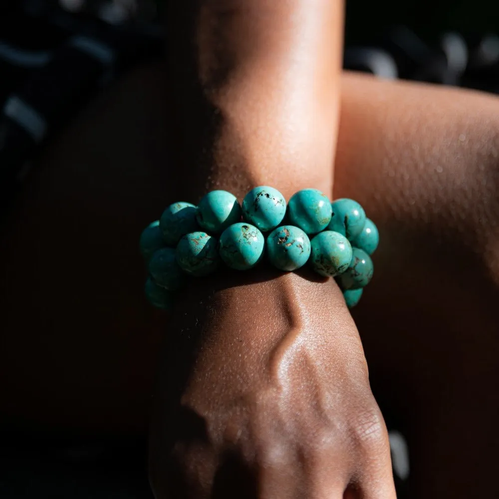 Luxury Tibetan Turquoise Natural Gemstone Bracelet