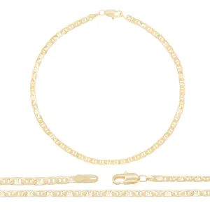 Mariner Chain Anklet 14K Gold Filled 3.2 mm Jewelry Women 9.5"