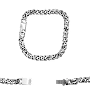 Miami Cuban Link Chain Bracelet Stainless Steel