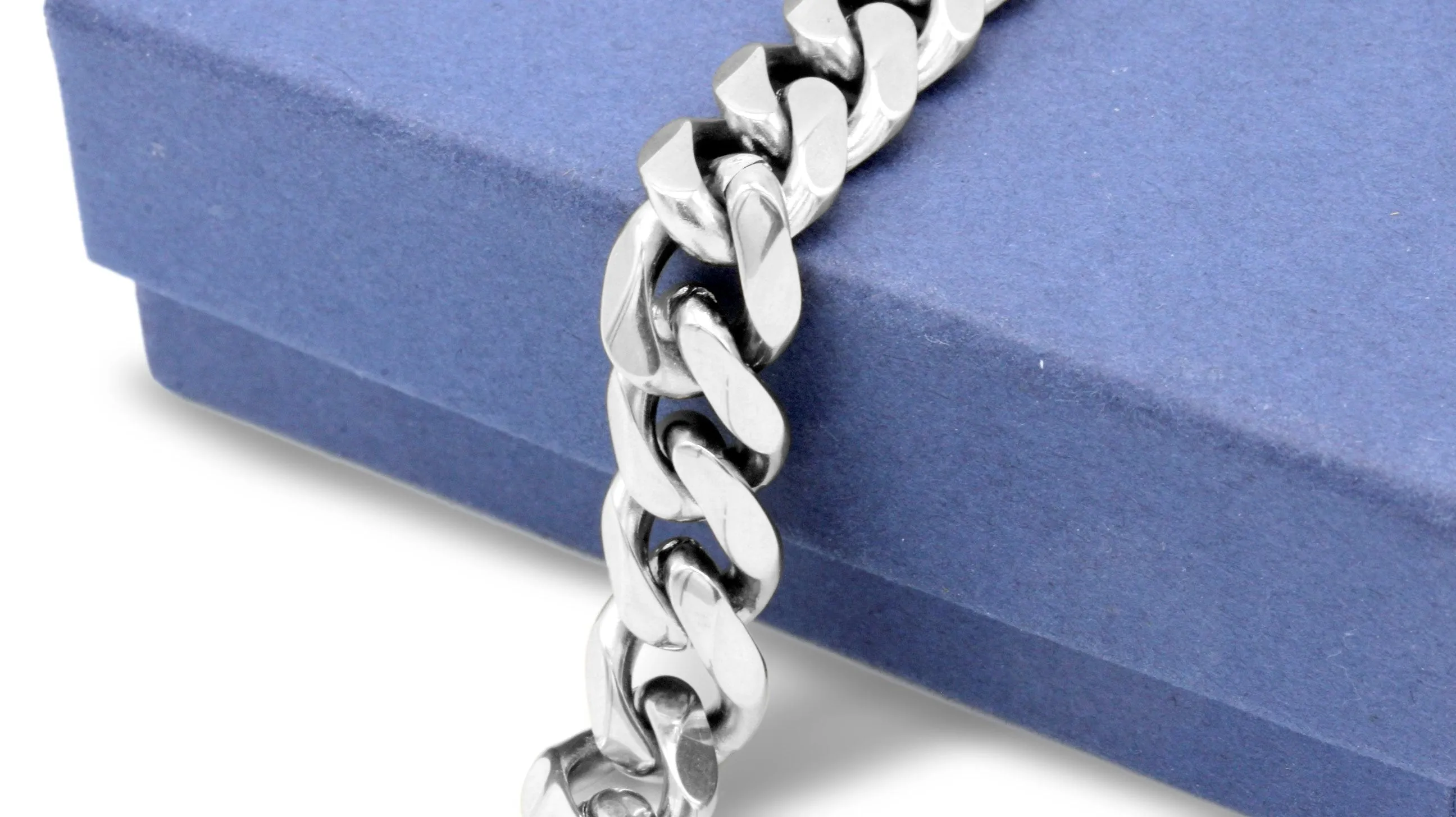 Miami Cuban Link Chain Bracelet Stainless Steel