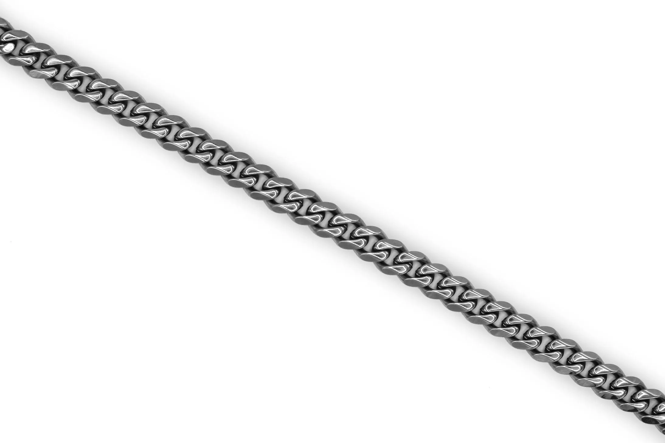Miami Cuban Link Chain Bracelet Stainless Steel