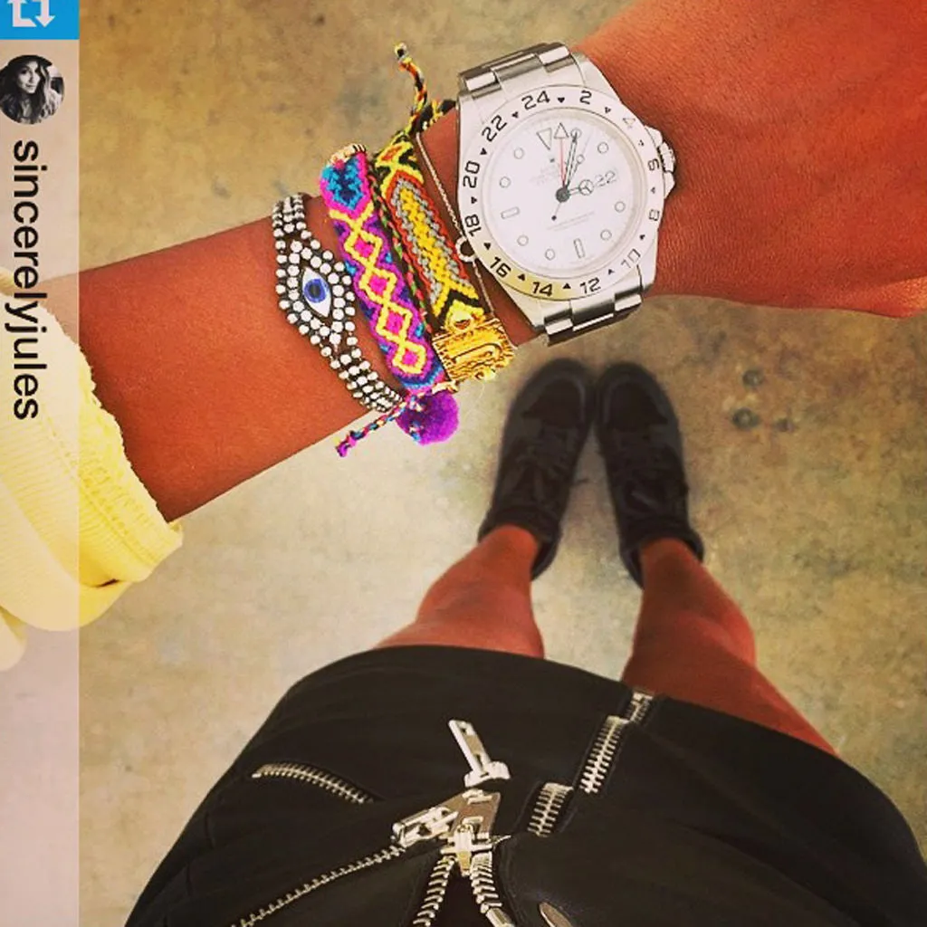 Multicolour Diamante Evil Eye Lucky Charm Friendship Bracelet