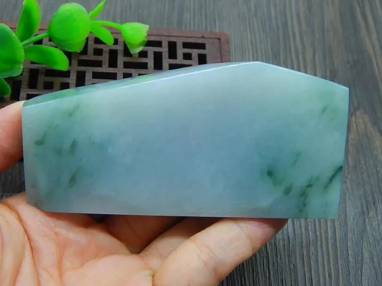 Natural Jade Rough Jadeite Raw (204g, 91X42X18mm)