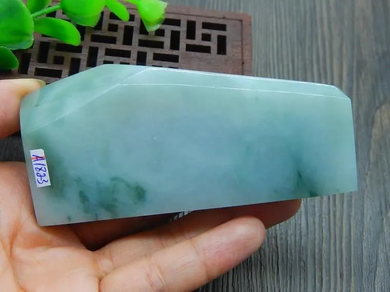 Natural Jade Rough Jadeite Raw (204g, 91X42X18mm)