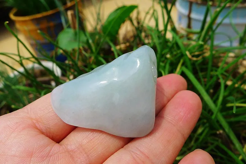 Natural Jade Rough Jadeite Raw (43g,4.3X3.3X2.6cm)