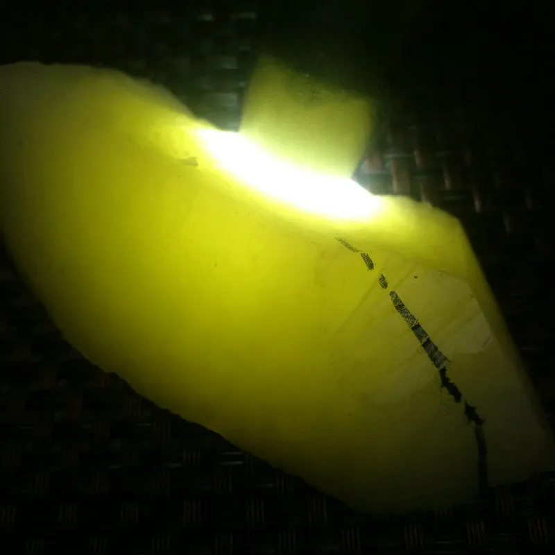 Natural Kunlun Jade Rough Nephrite Raw (105g,9X4.5X2.2cm)