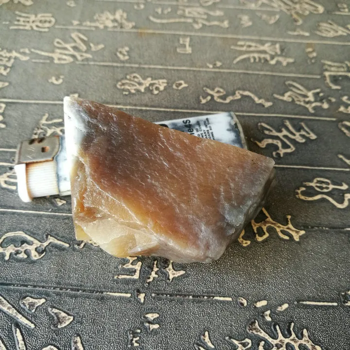 Natural Kunlun Jade Rough Nephrite Raw (139g, 7.5X3.5X2.3cm)