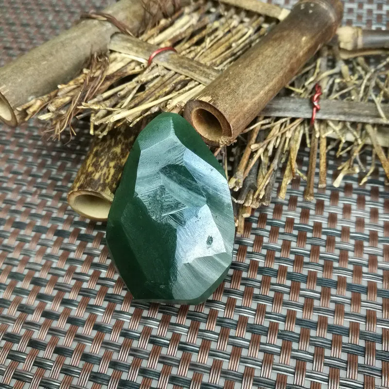 Natural Kunlun Jade Rough Nephrite Raw (46g, 4.7X3.3X2cm)