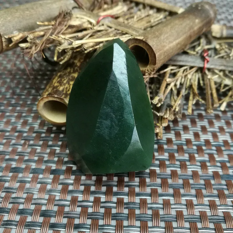 Natural Kunlun Jade Rough Nephrite Raw (46g, 4.7X3.3X2cm)