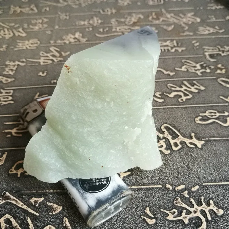 Natural Kunlun Jade Rough Nephrite Raw S-(177g, 8.5X4.5X2.5cm)