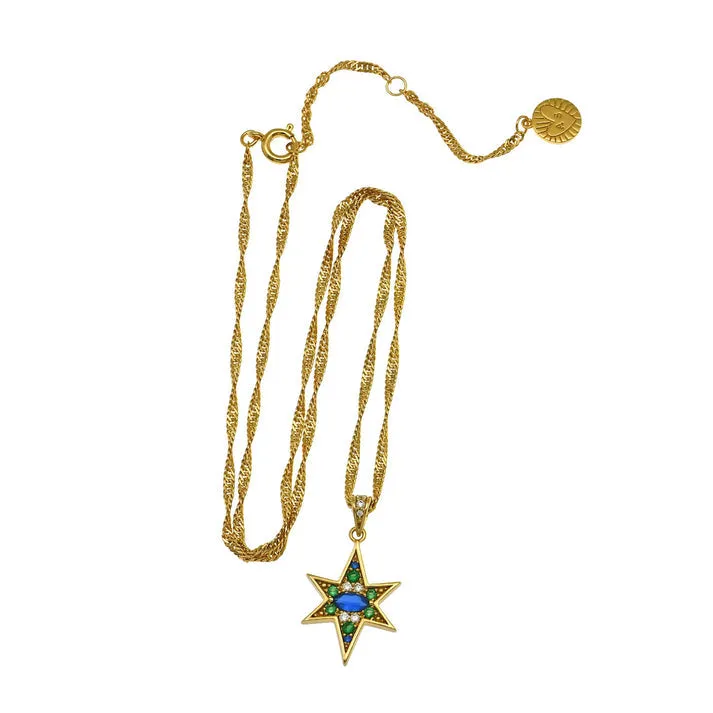 Nova North Star Necklace - Gold - AS22SGN01
