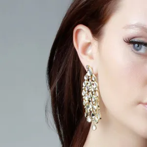 Paradise Dew Chandelier Statement Earrings