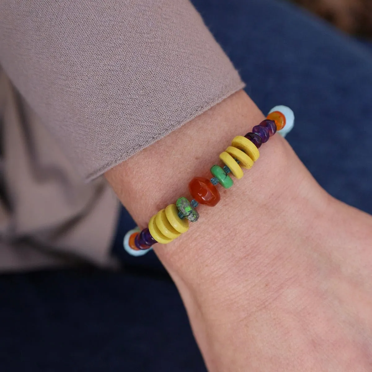 Peruvian Opal Mix Bracelet