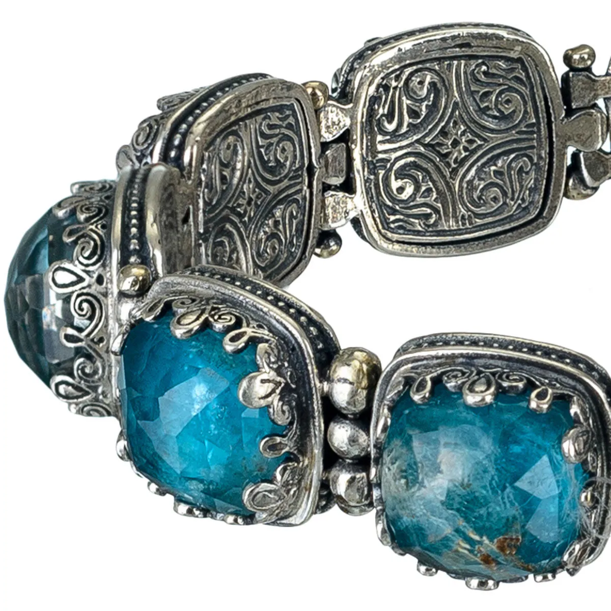 Pop Rocks Small Stone Link Bracelet
