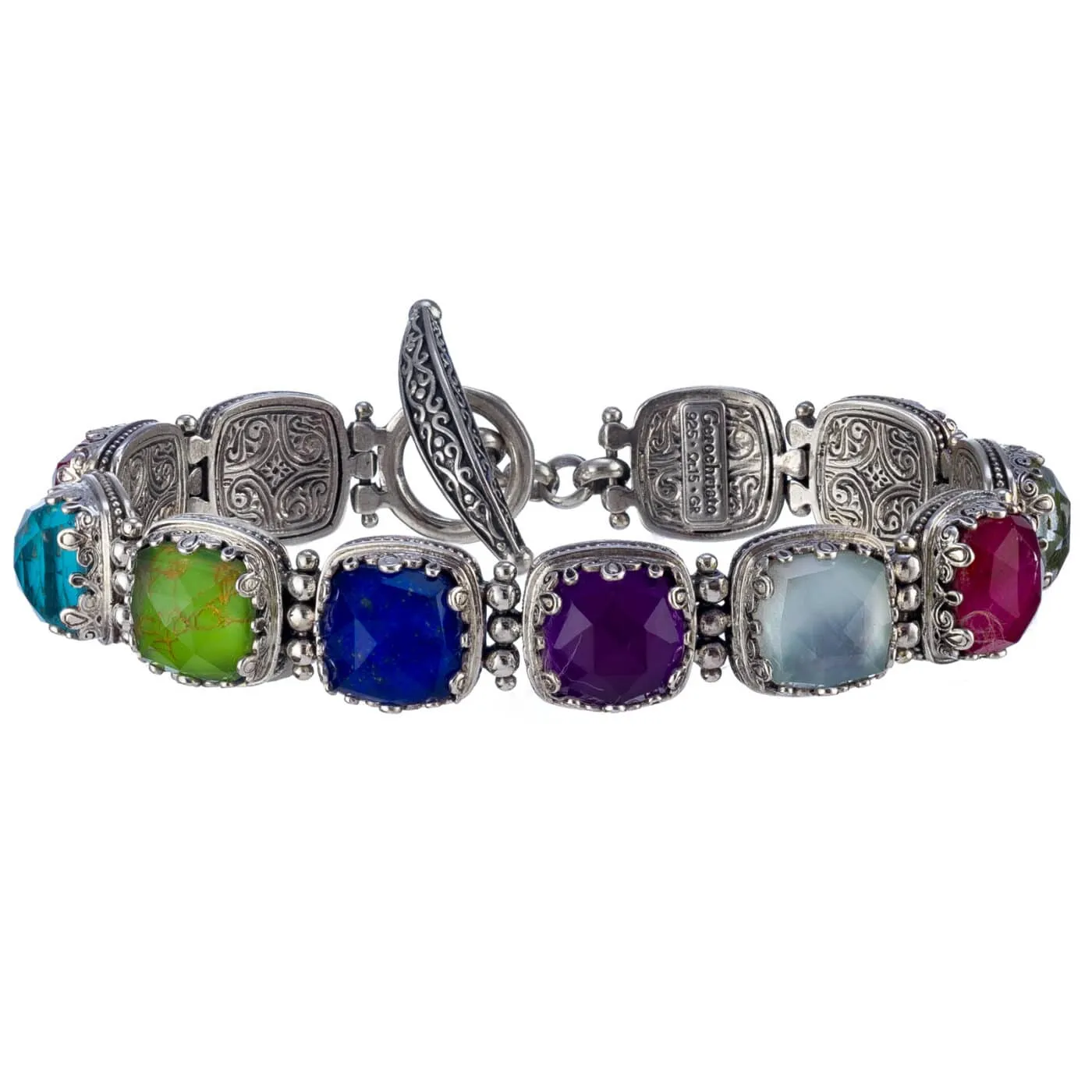 Pop Rocks Small Stone Link Bracelet