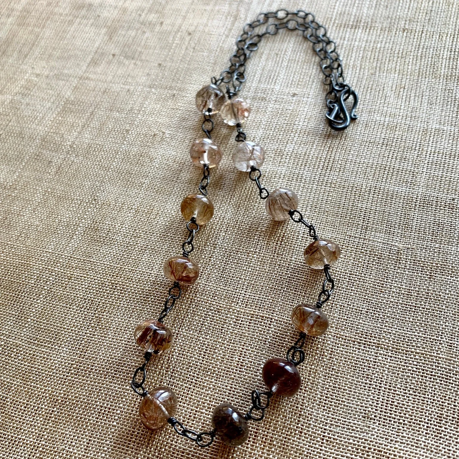 Rutillated Quartz Necklace