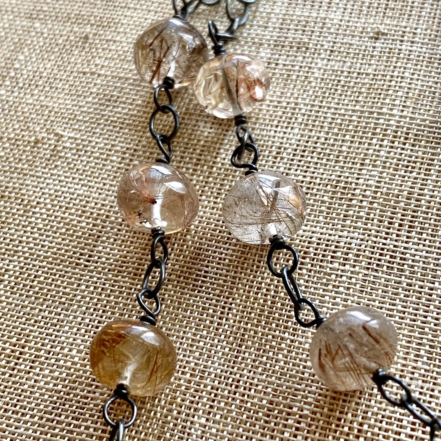 Rutillated Quartz Necklace