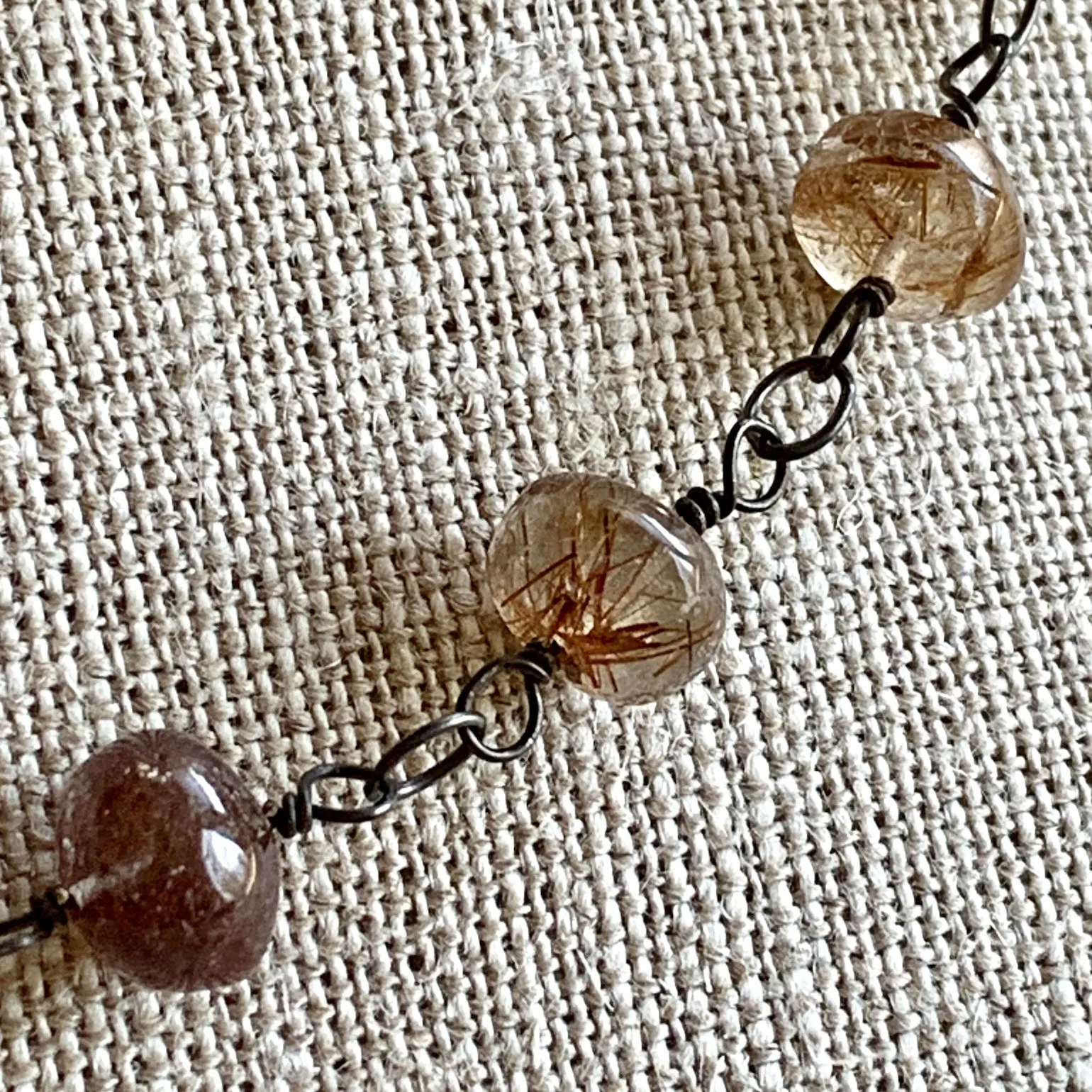 Rutillated Quartz Necklace