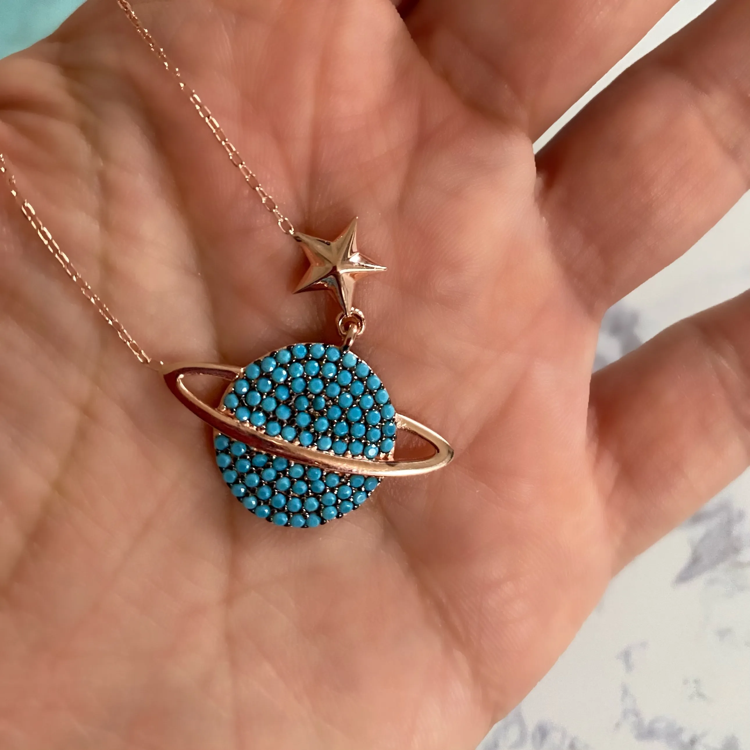 Saturn Necklace