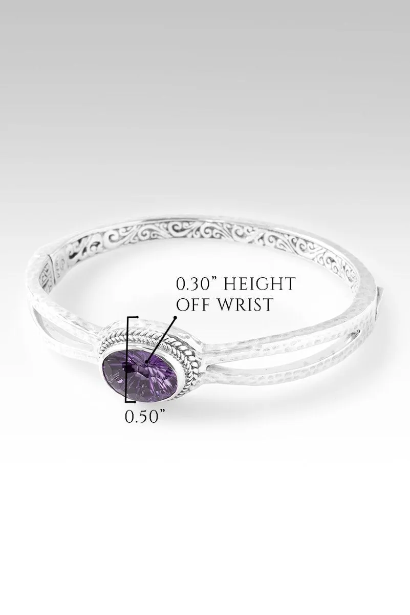 Seek Wisdom Bangle™ in Amethyst