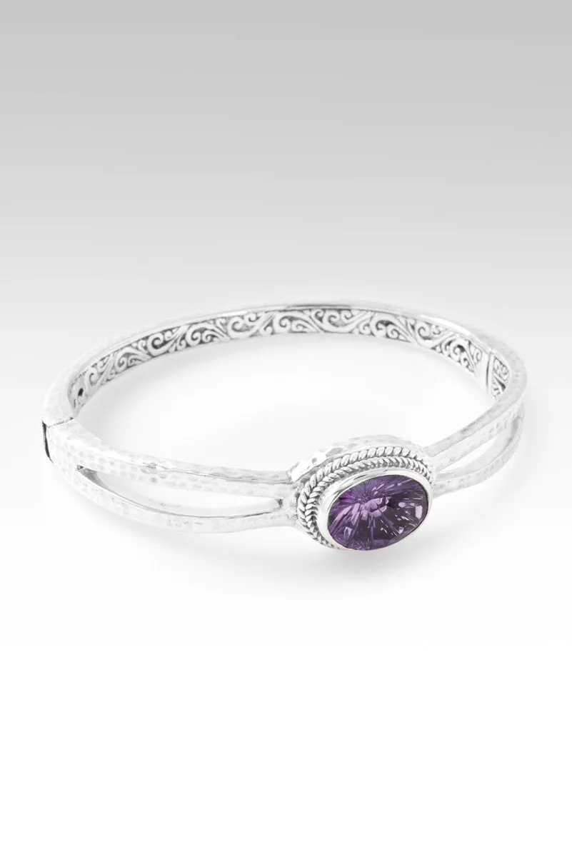 Seek Wisdom Bangle™ in Amethyst