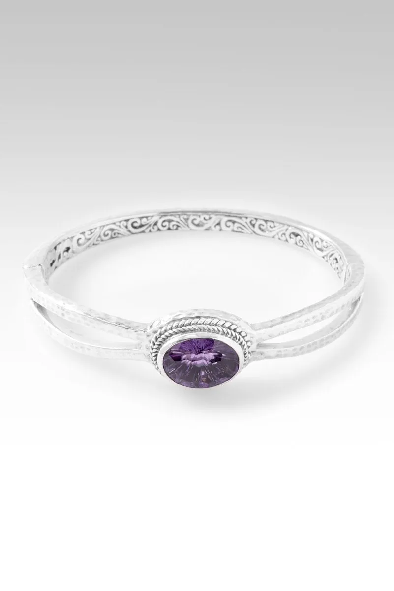 Seek Wisdom Bangle™ in Amethyst
