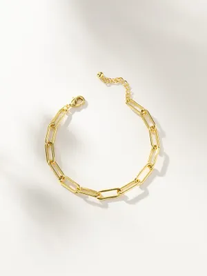 Staple Paperclip Chain Bracelet