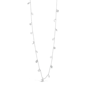 Stars, Moons & Clover Diamond Necklace