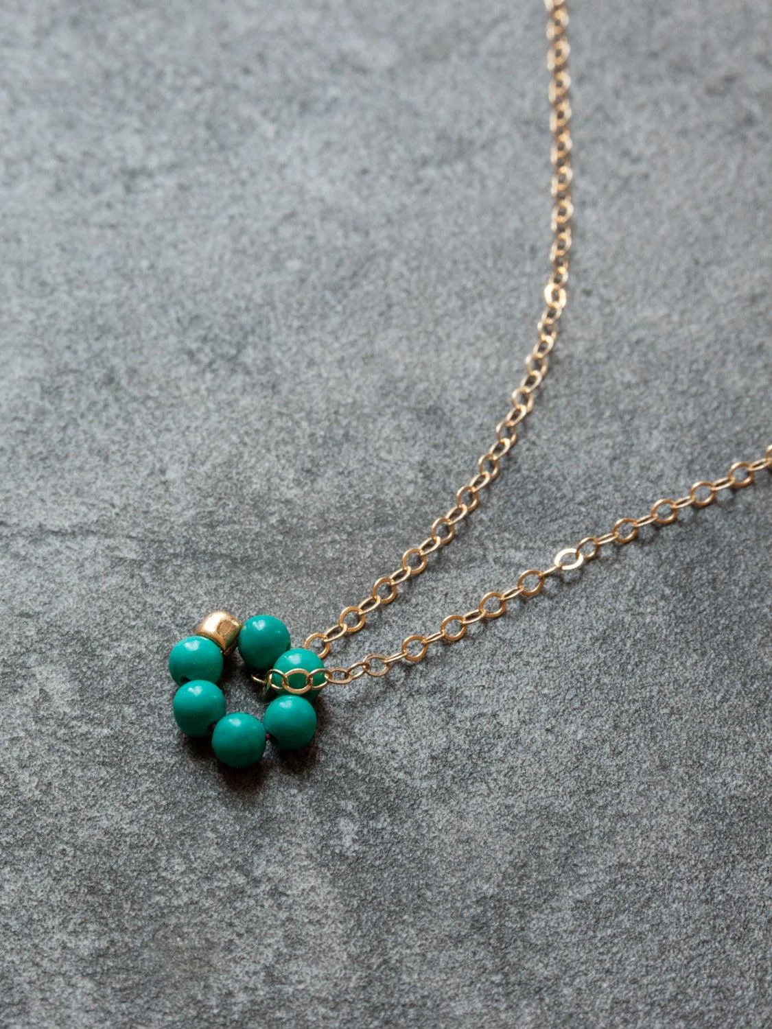 Turquoise Flower Necklace