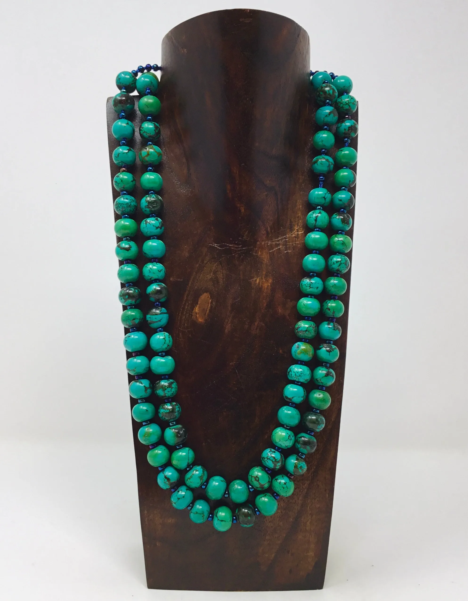 Turquoise Pearls Natural stone Necklace